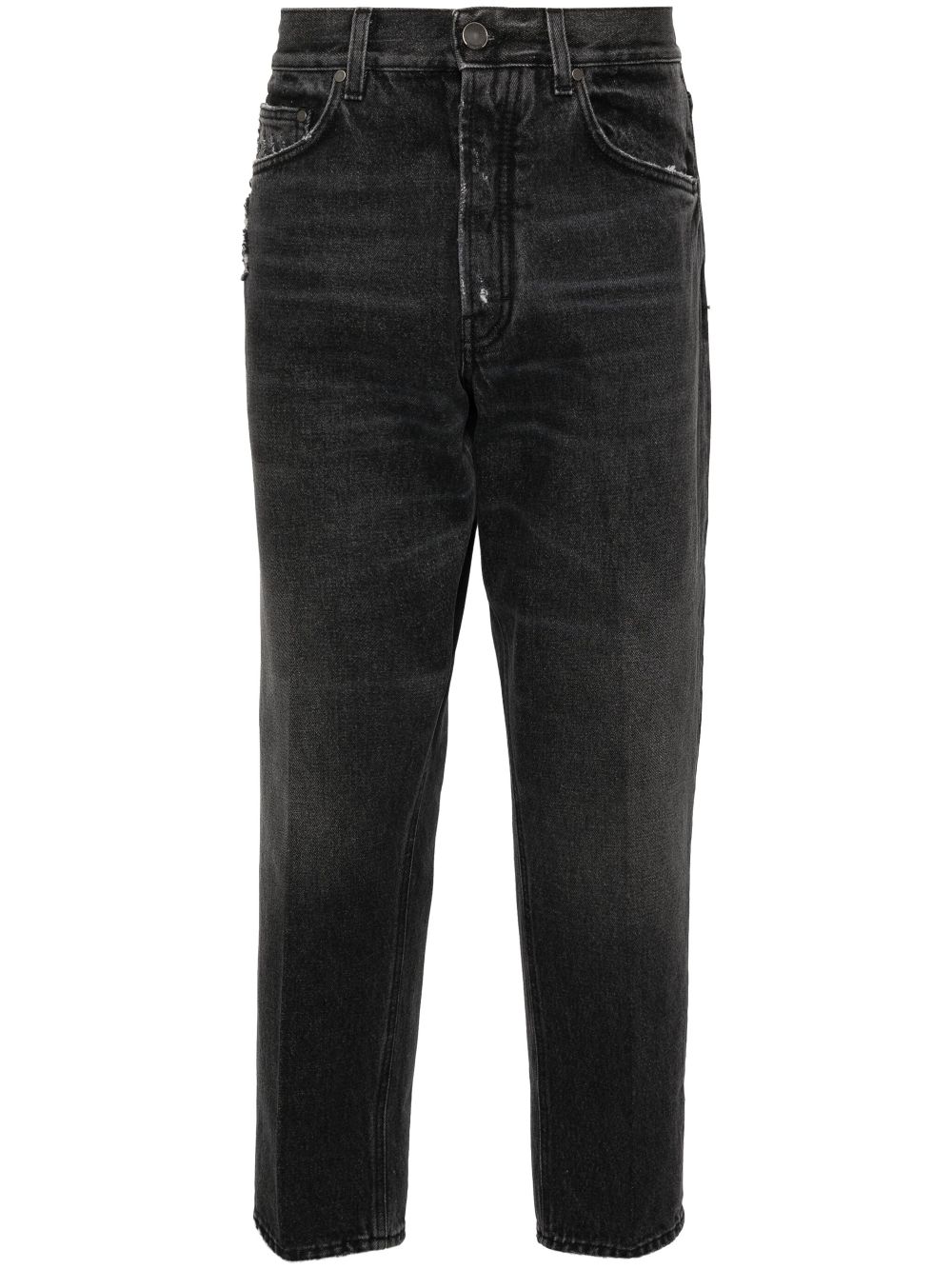 Lardini slim-fit Distressed Jeans Black Men Slim-Fit Jeans Maison-Kitsune