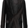 Maison-Kitsune Lardini single-button Blazer Black Men Blazers
