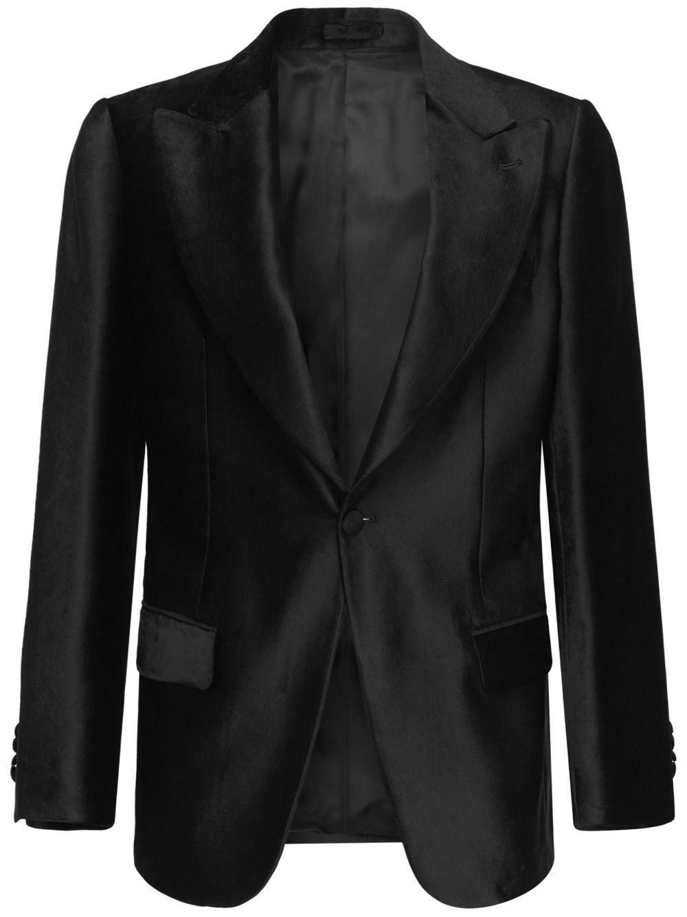 Maison-Kitsune Lardini single-button Blazer Black Men Blazers