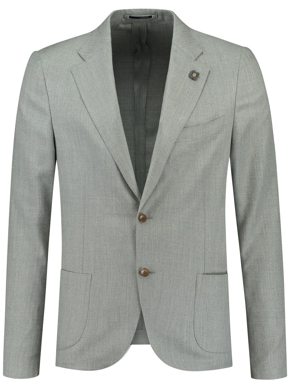 Lardini brooch-detail single-breasted Blazer Grey Maison-Kitsune Men Blazers