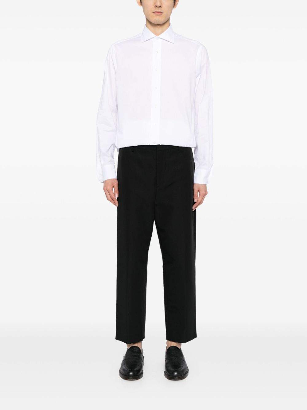 Maison-Kitsune Shirts Men Lardini Classic Shirt White