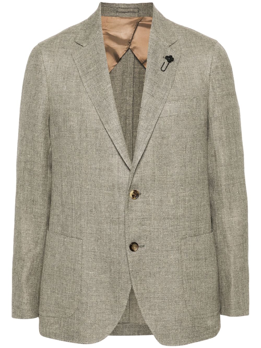 Maison-Kitsune Lardini Special single-breasted Blazer Green Men Blazers
