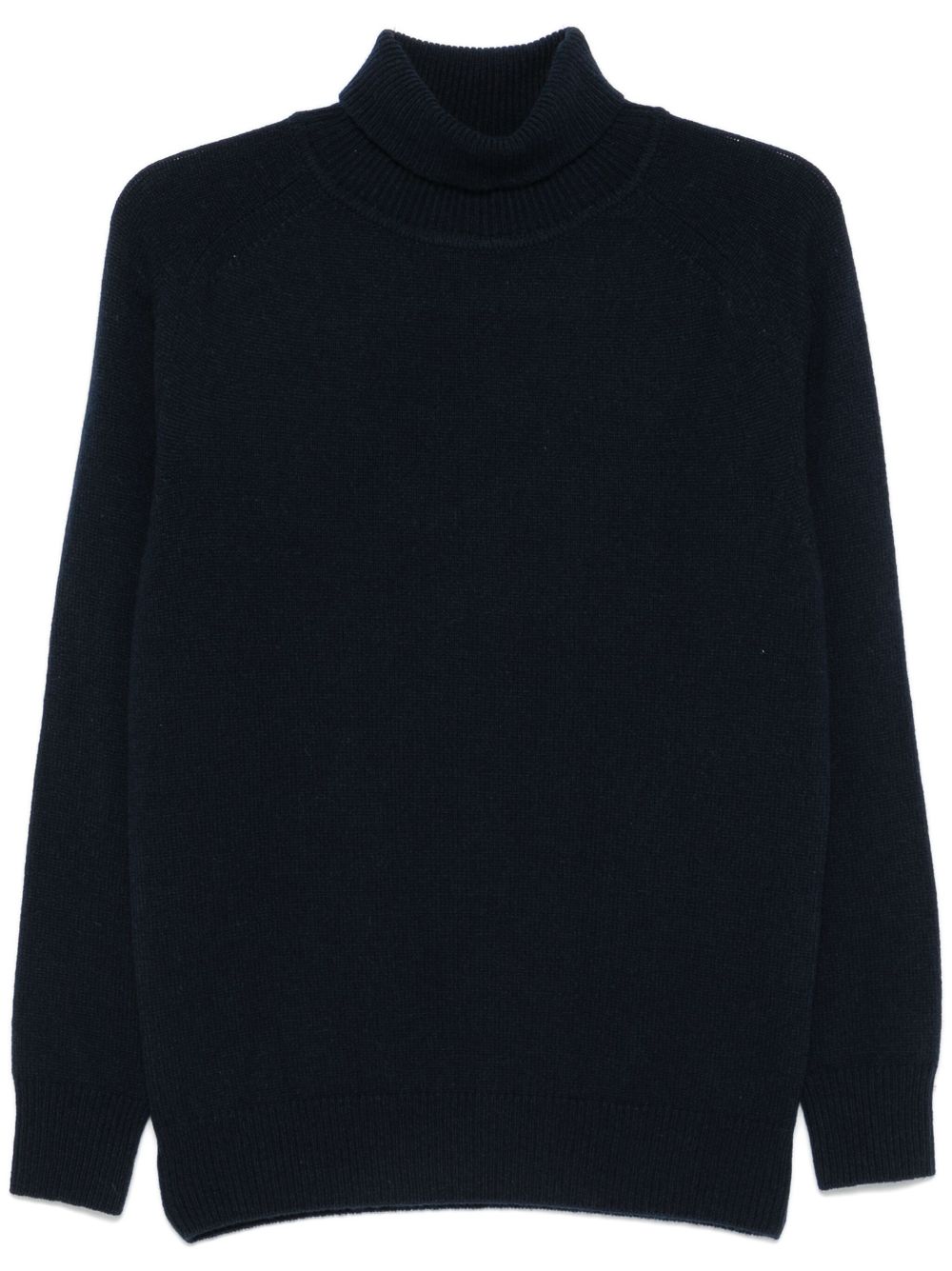 Maison-Kitsune Lardini Cashmere Sweater Blue Men Knitted Sweaters
