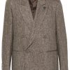 Lardini speckled-effect Blazer Brown Maison-Kitsune Men Blazers
