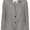 Lardini Special single-breasted Blazer Grey Maison-Kitsune Men Blazers