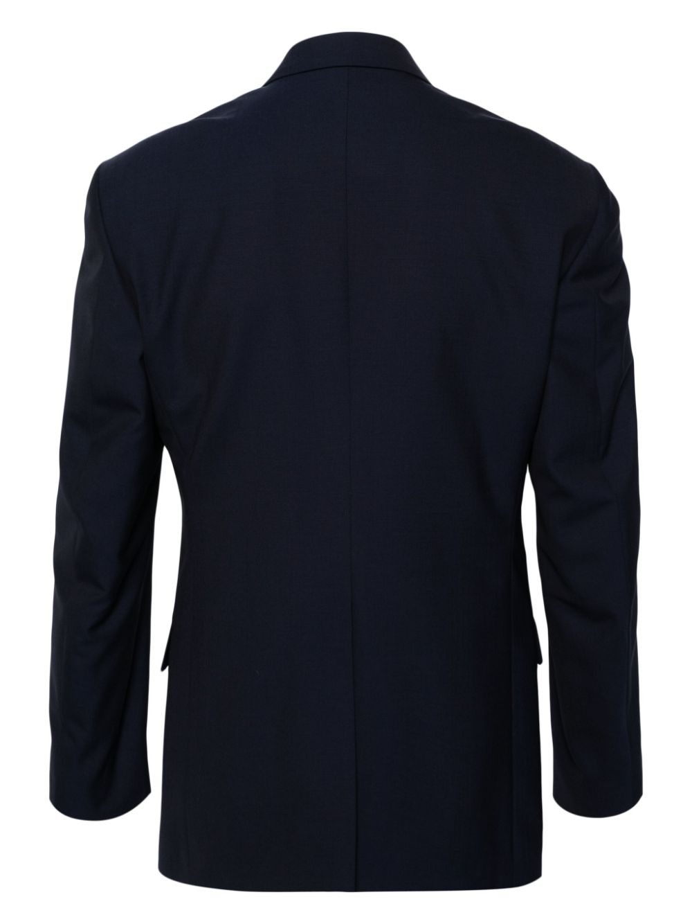 Maison-Kitsune Lardini single-breasted wool-blend Suit Blue Men Single Breasted Suits