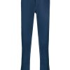 Men Tailored Pants Maison-Kitsune Lardini straight-leg Tailored Trousers Blue