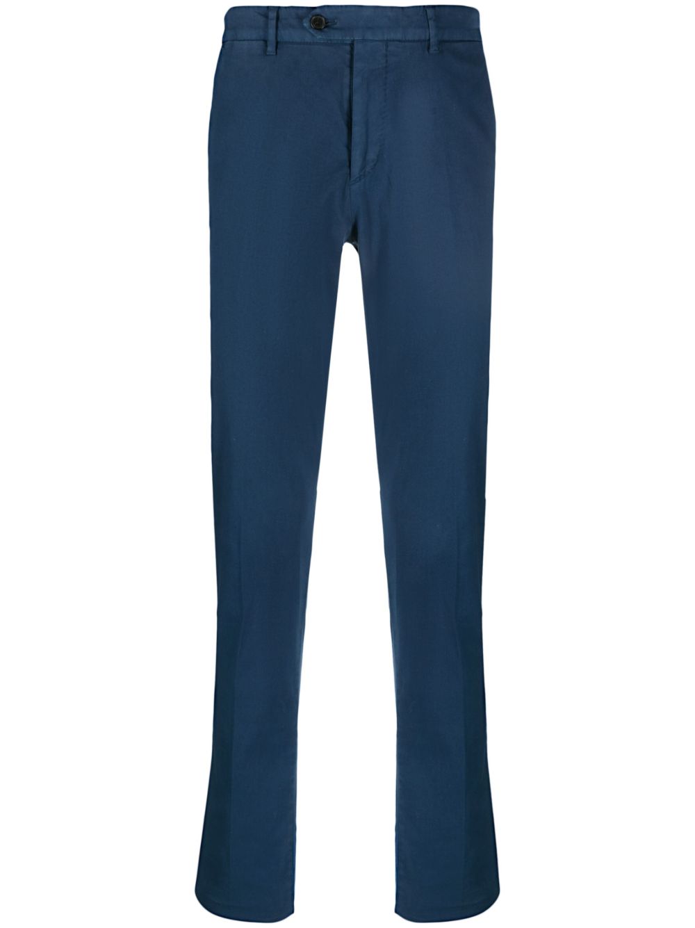 Men Tailored Pants Maison-Kitsune Lardini straight-leg Tailored Trousers Blue