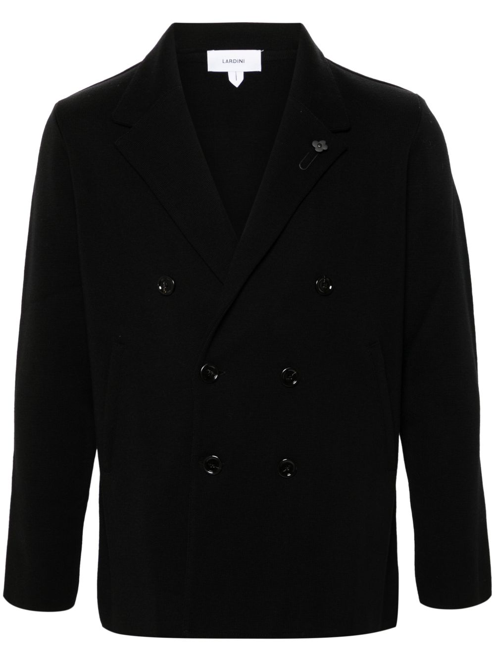 Lardini double-breasted Cardigan Black Maison-Kitsune Men Cardigans