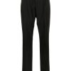 Lardini Pleated Tailored Trousers Black Maison-Kitsune Men Tailored Pants