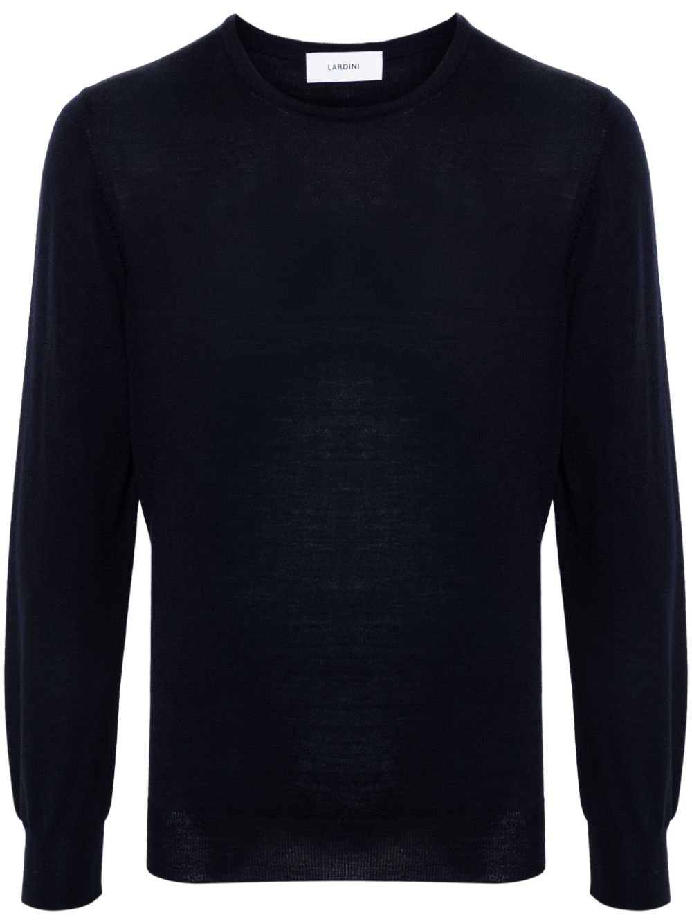 Lardini fine-knit Sweater Blue Men Knitted Sweaters Maison-Kitsune