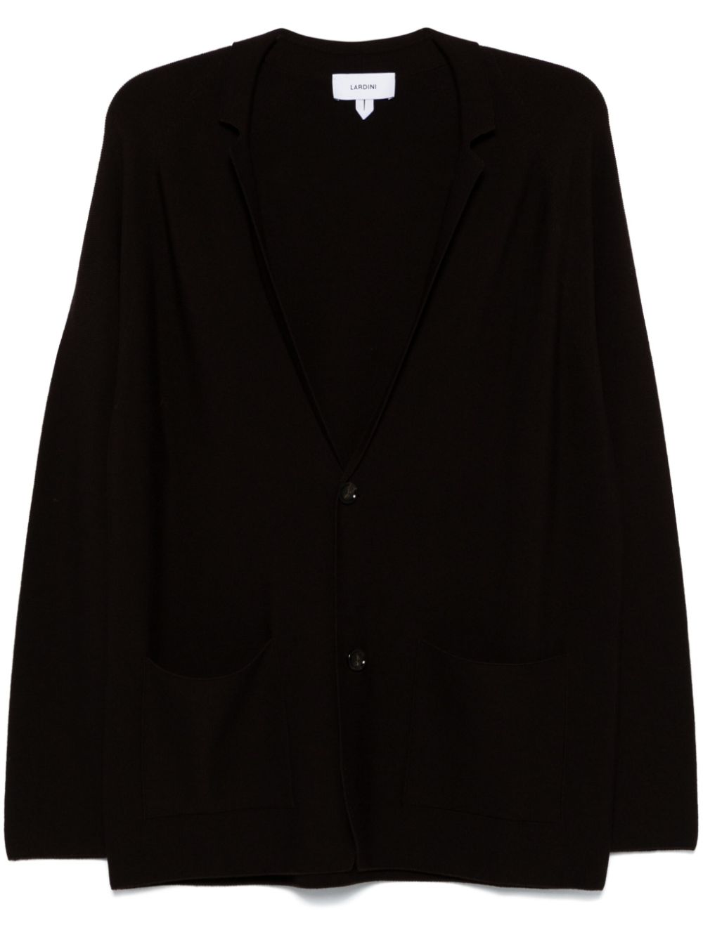 Lardini notched-lapels Cardigan Brown Men Cardigans Maison-Kitsune