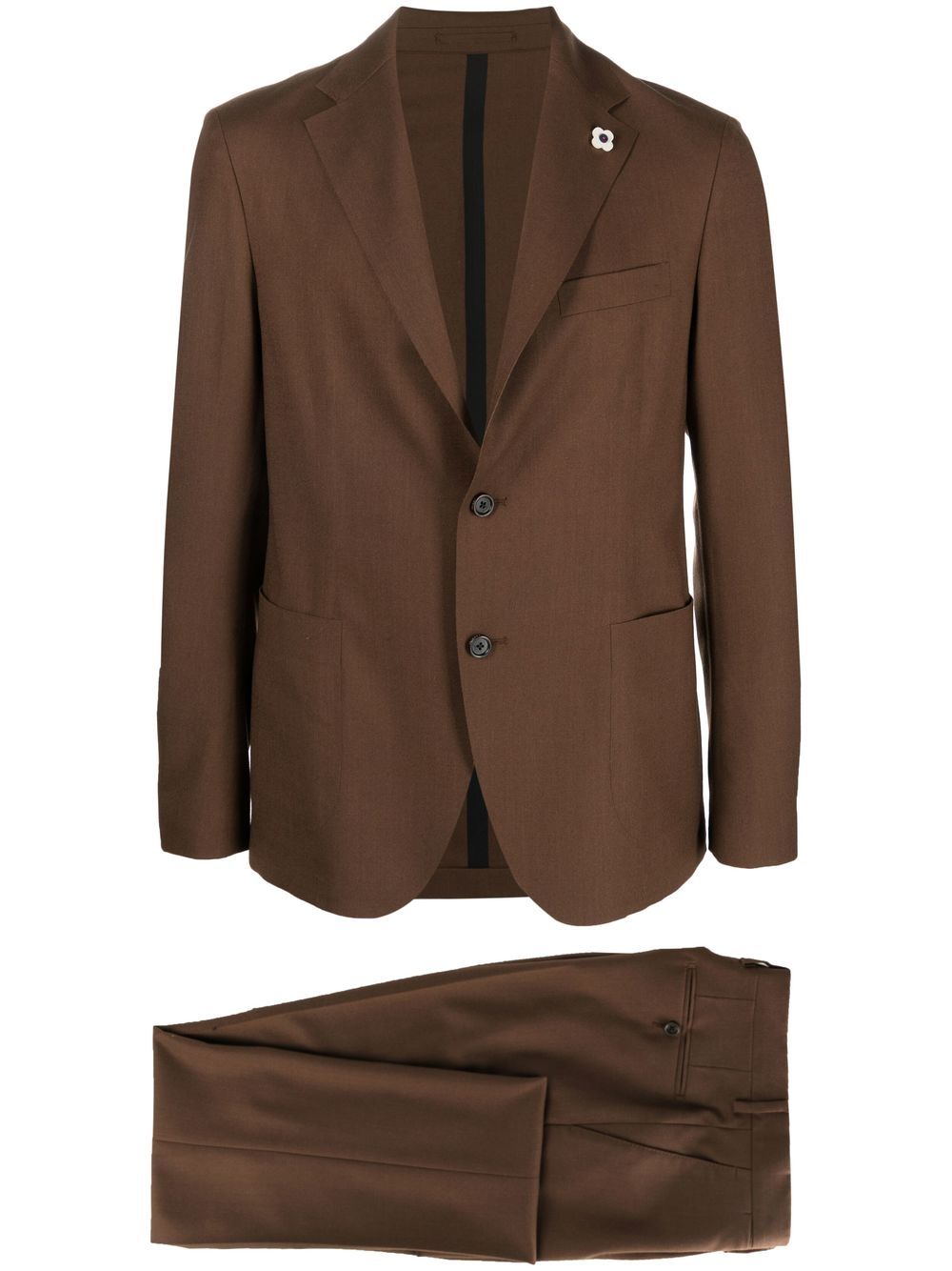 Lardini two-piece single-breasted Suit Brown Men Single Breasted Suits Maison-Kitsune