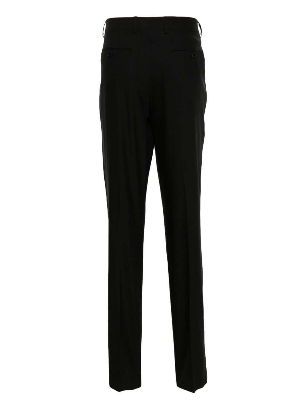 Men Tapered Pants Maison-Kitsune Lardini Tailored Tapered Trousers Black