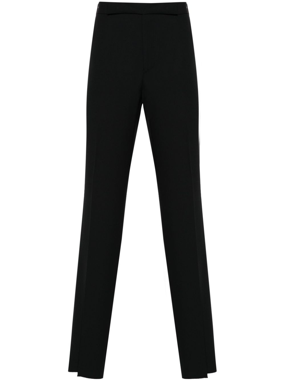 Maison-Kitsune Regular-Fit & Straight Leg Pants Men Lardini straight-leg Trousers Black