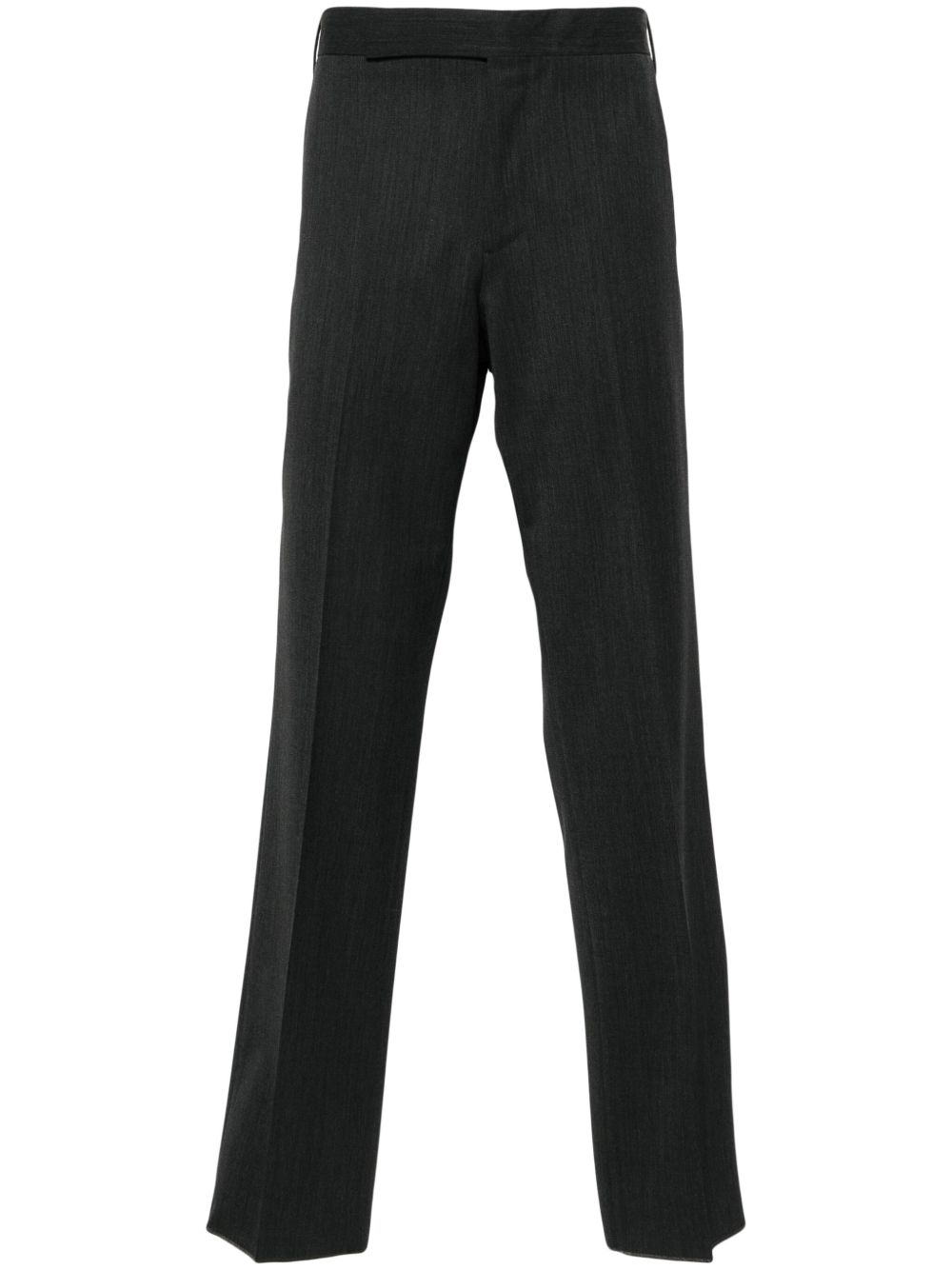 Maison-Kitsune Tailored Pants Men Lardini Tailored Trousers Grey