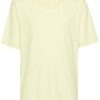 Maison-Kitsune T-Shirts Men Lardini round-neck Cotton T-shirt Yellow