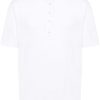 Lardini mock-neck Linen T-shirt White Maison-Kitsune Men T-Shirts