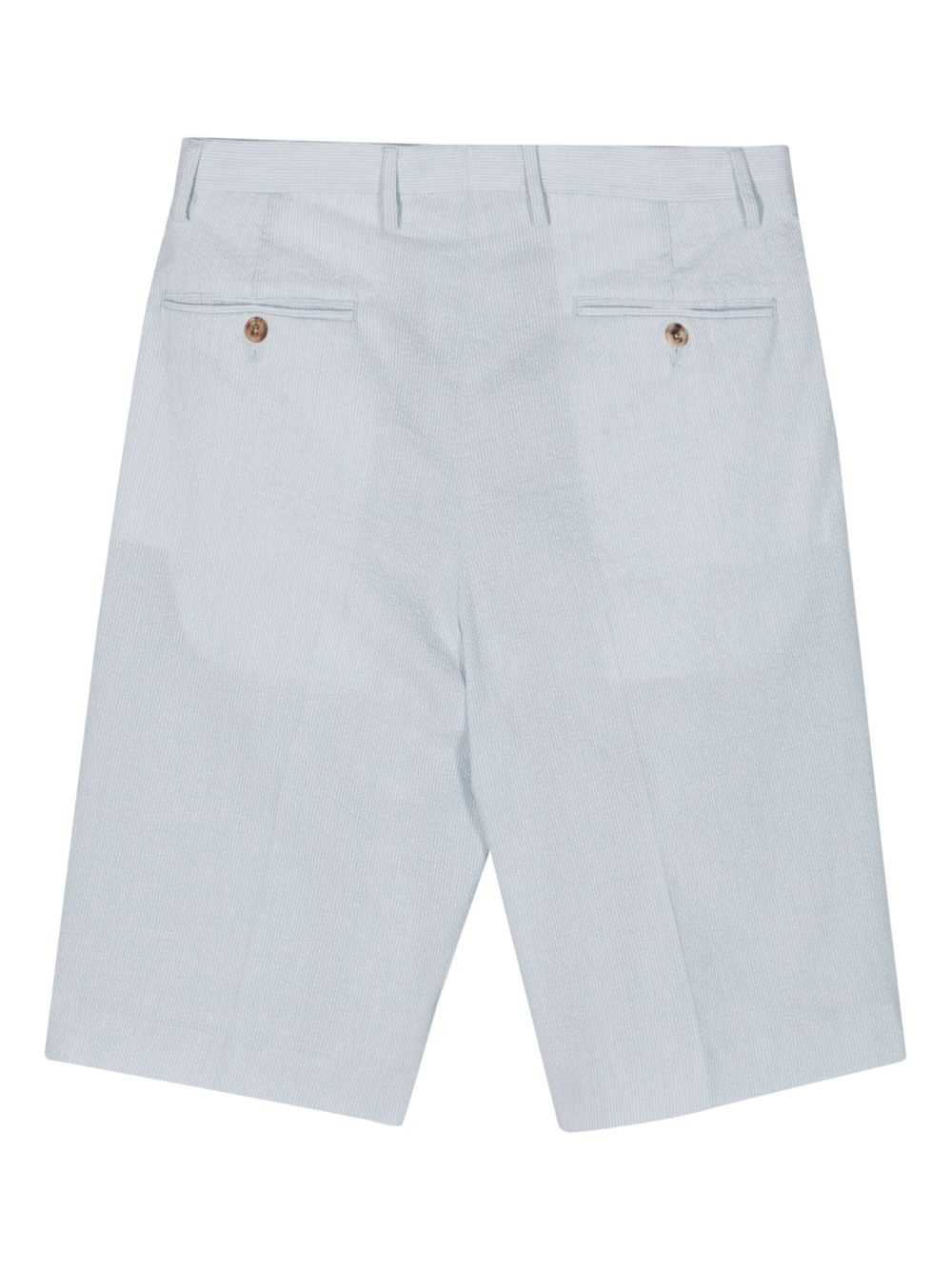 Lardini Striped straight-leg Shorts Blue Men Tailored Shorts Maison-Kitsune