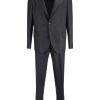 Maison-Kitsune Lardini Wool single-breasted Suit Grey Men Single Breasted Suits