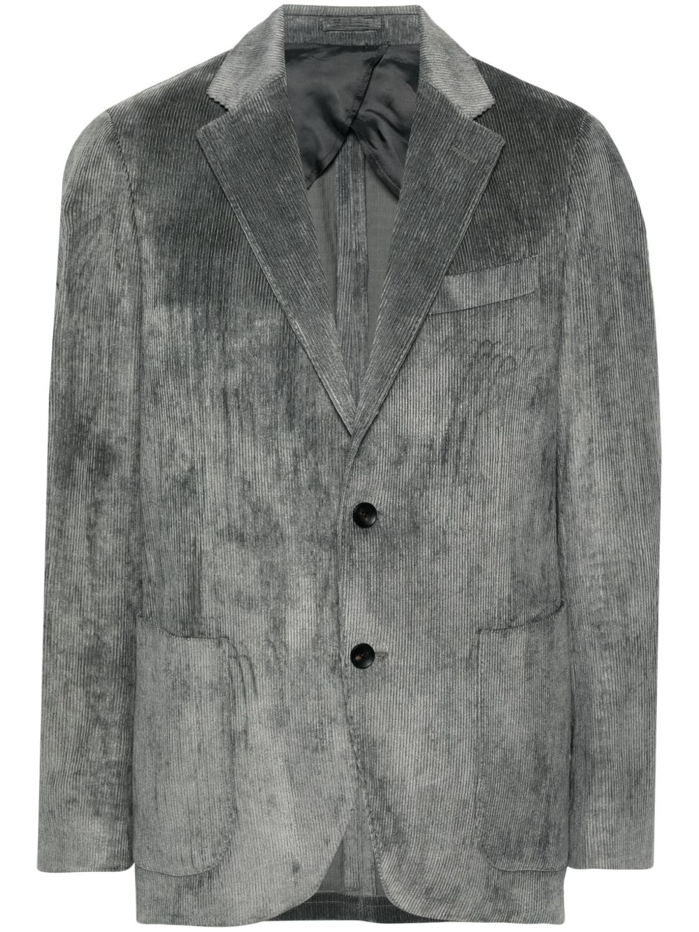 Maison-Kitsune Blazers Men Lardini Corduroy Blazer Grey