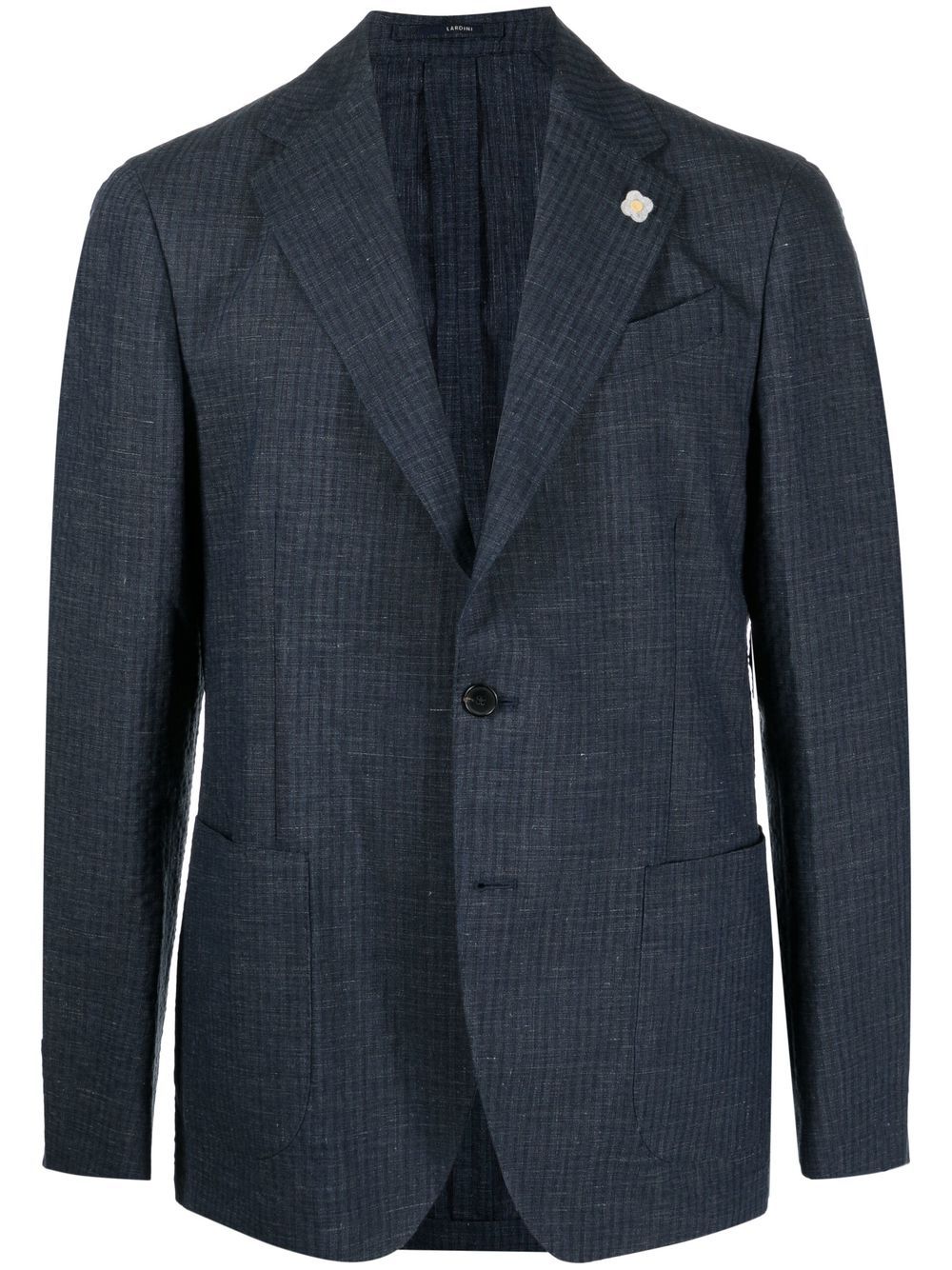 Lardini buttoned-up single-breasted Blazer Blue Maison-Kitsune Men Blazers