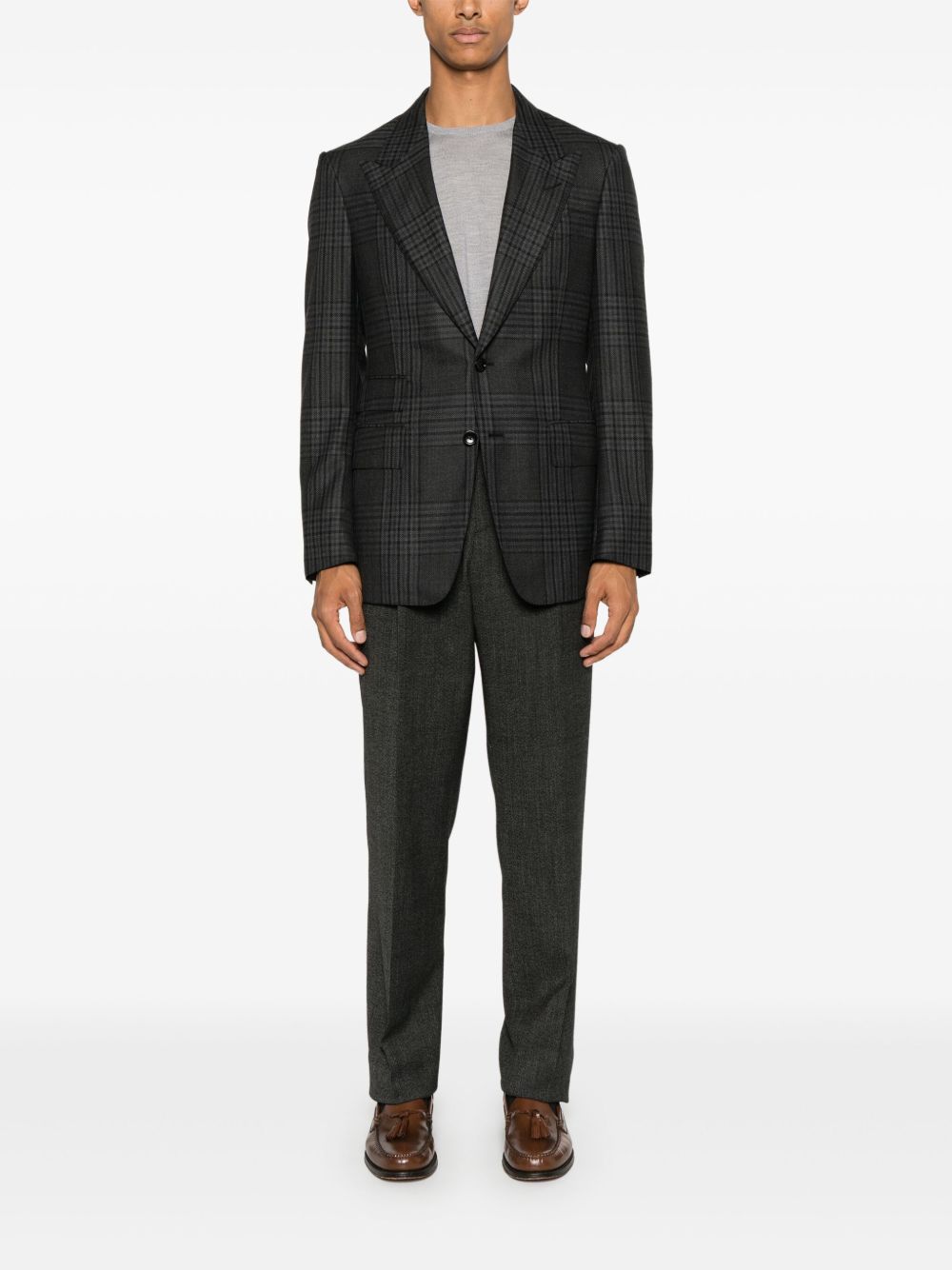 Lardini Virgin Wool Jumper Grey Men Knitted Sweaters Maison-Kitsune