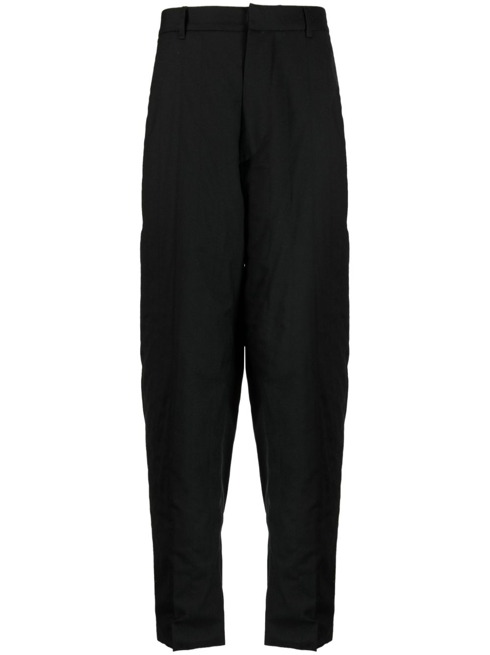 Lardini wool-blend Tapered Tailored Trousers Black Maison-Kitsune Men Tailored Pants