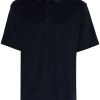 Lardini Towelling Polo Shirt Blue Maison-Kitsune Men Polo Shirts