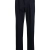 Lardini Pleated Tailored Trousers Blue Maison-Kitsune Men Tailored Pants