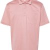 Lardini Jersey Cotton Polo Shirt Pink Maison-Kitsune Men Polo Shirts