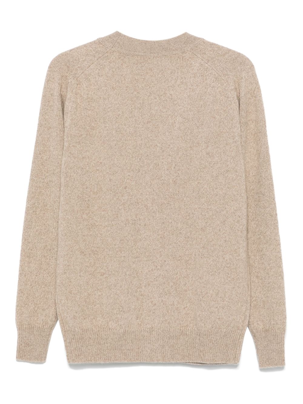 Men Cardigans Maison-Kitsune Lardini mélange-effect Cardigan Neutrals