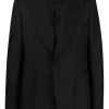 Maison-Kitsune Lardini single-breasted Tailored Blazer Black Men Blazers
