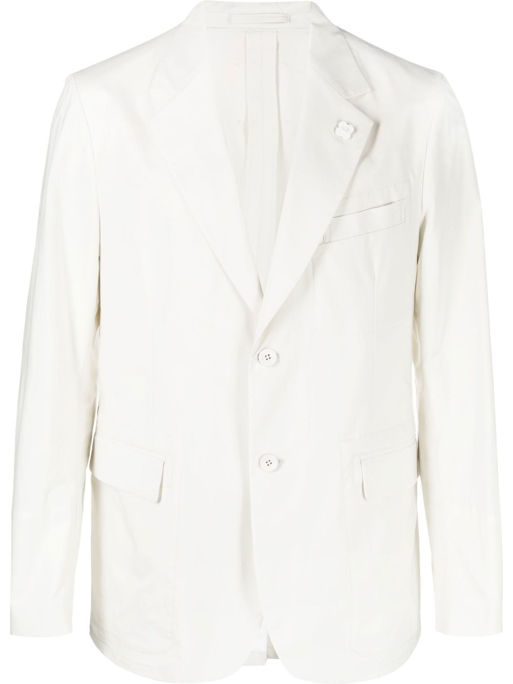 Maison-Kitsune Lardini single-breasted Blazer White Men Blazers