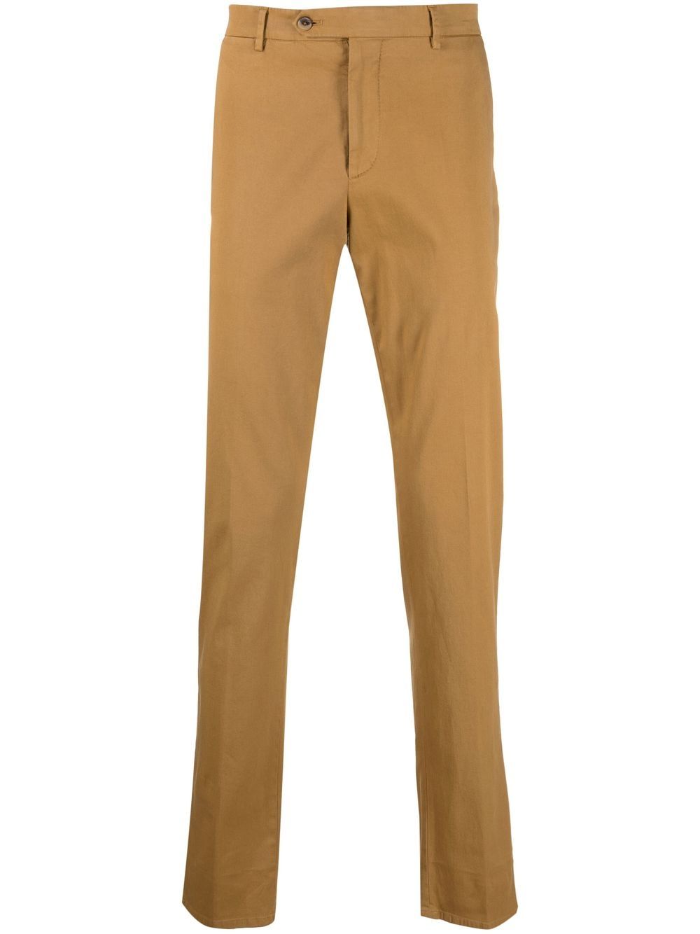 Maison-Kitsune Lardini straight-leg Tailored Trousers Brown Men Tailored Pants