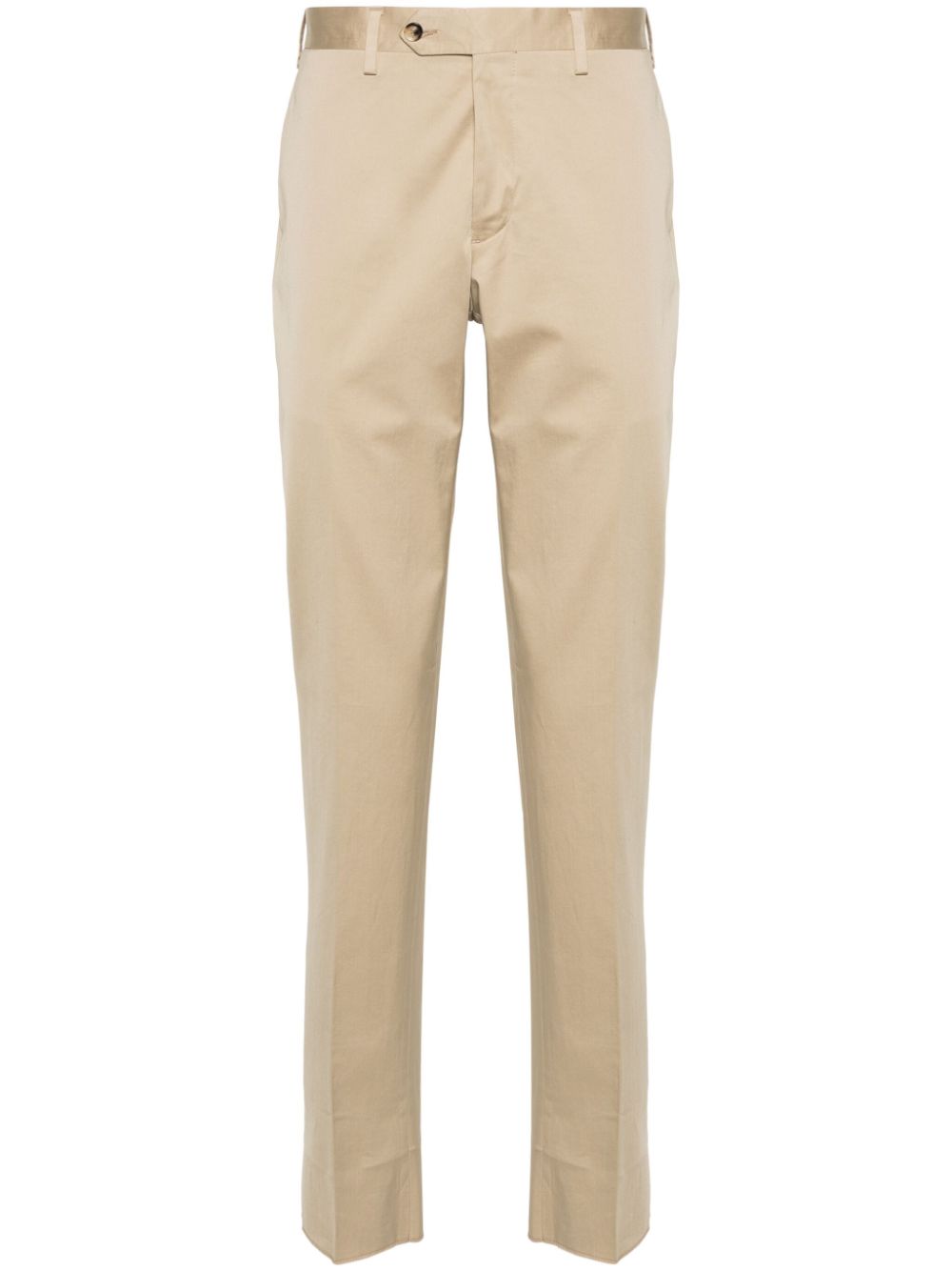 Maison-Kitsune Tailored Pants Men Lardini pressed-crease Trousers Neutrals