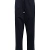 Maison-Kitsune Lardini drawstring-waist straight-leg Trousers Blue Men Regular-Fit & Straight Leg Pants