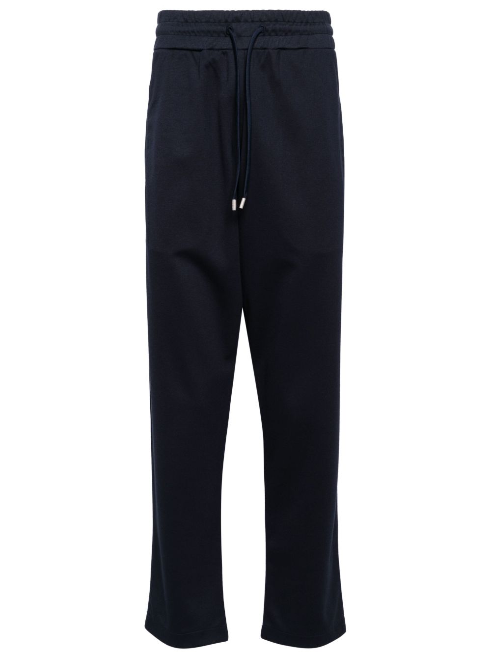 Maison-Kitsune Lardini drawstring-waist straight-leg Trousers Blue Men Regular-Fit & Straight Leg Pants