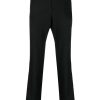 Men Regular-Fit & Straight Leg Pants Maison-Kitsune Lardini straight-leg Tailored Trousers Black