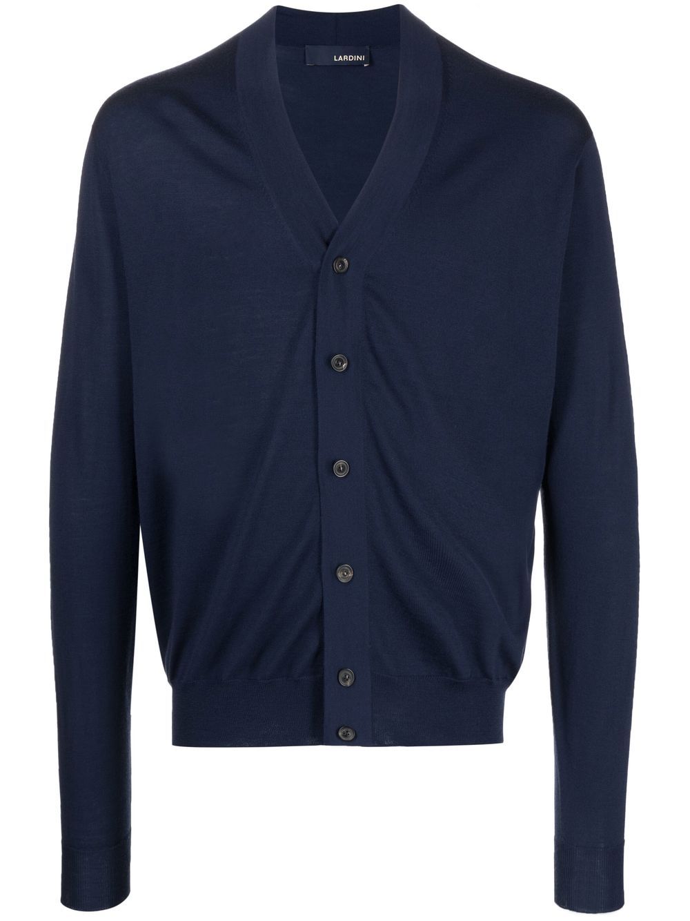 Lardini button-up Knitted Cardigan Blue Men Cardigans Maison-Kitsune