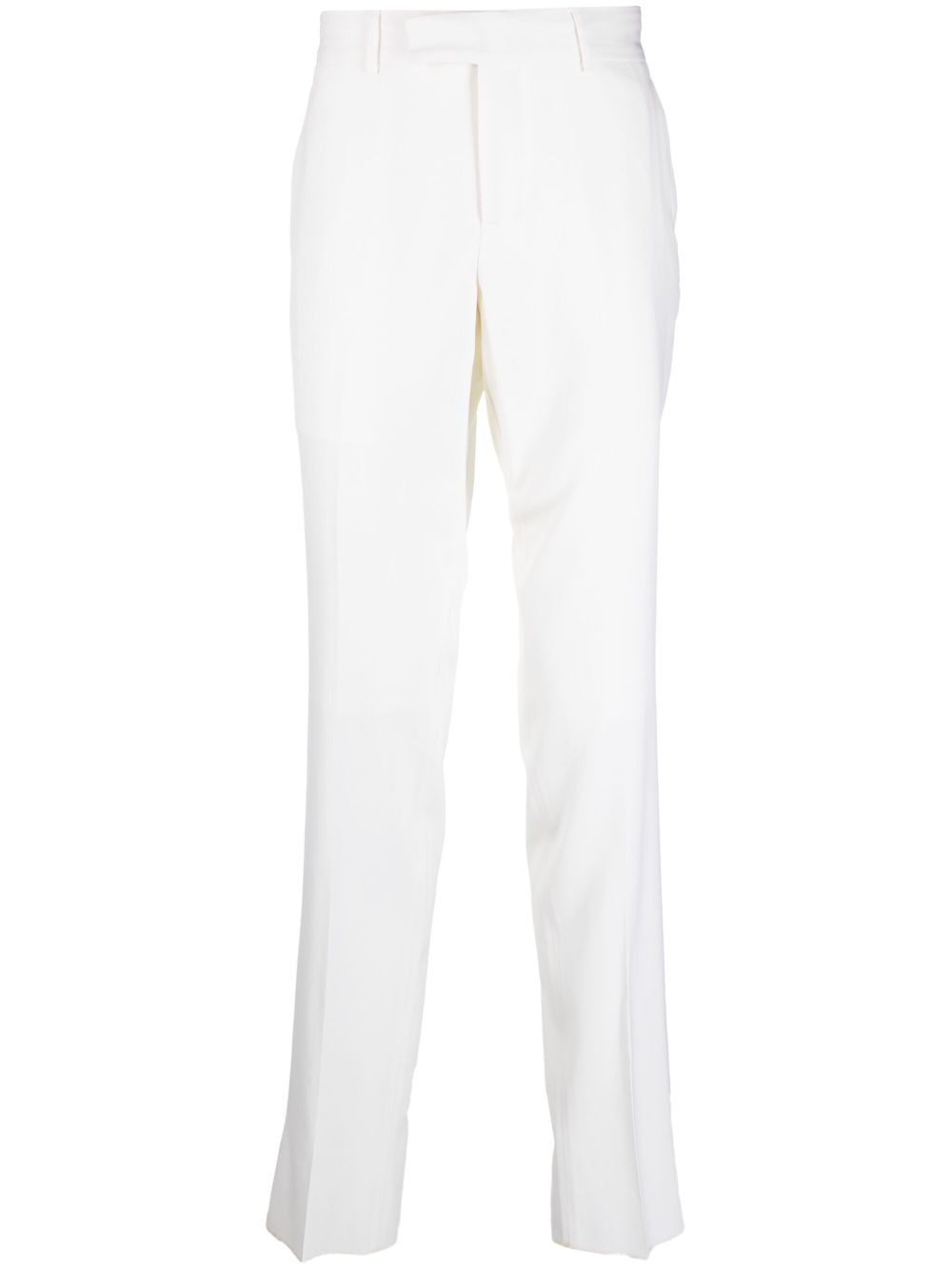 Lardini off-centre Fastening Chino Trousers White Maison-Kitsune Men Chinos