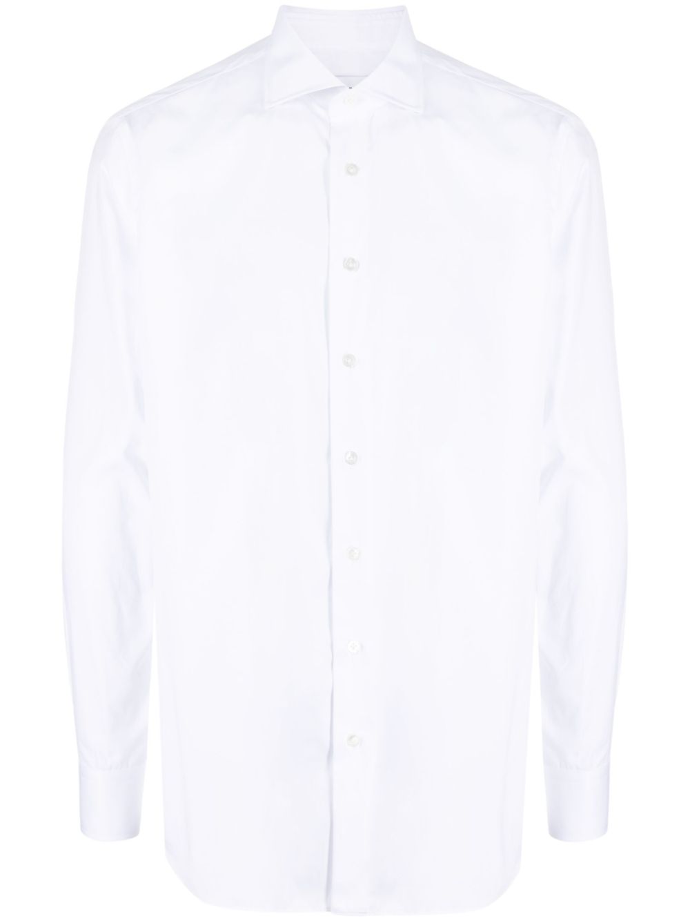 Men Shirts Maison-Kitsune Lardini Poplin button-up Cotton Shirt White