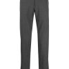 Maison-Kitsune Tailored Pants Men Lardini pressed-crease Mélange Tailored Trousers Grey