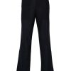 Men Tapered Pants Maison-Kitsune Lardini mid-rise Tapered Trousers Blue