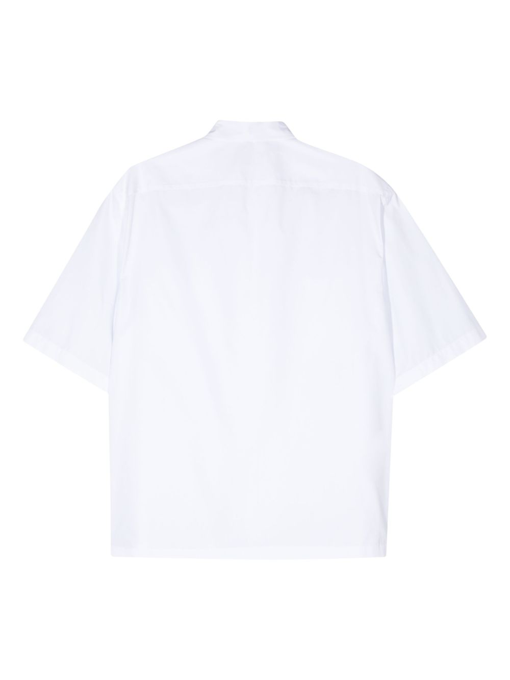 Lardini Cotton Poplin Shirt White Maison-Kitsune Men Shirts