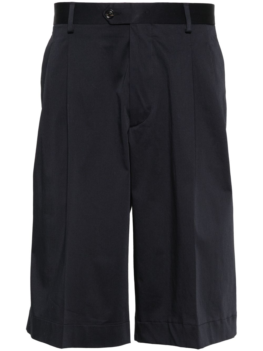 Lardini pleat-detail Tailored Shorts Blue Men Tailored Shorts Maison-Kitsune