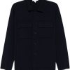 Lardini virgin-wool Cardigan Blue Men Cardigans Maison-Kitsune