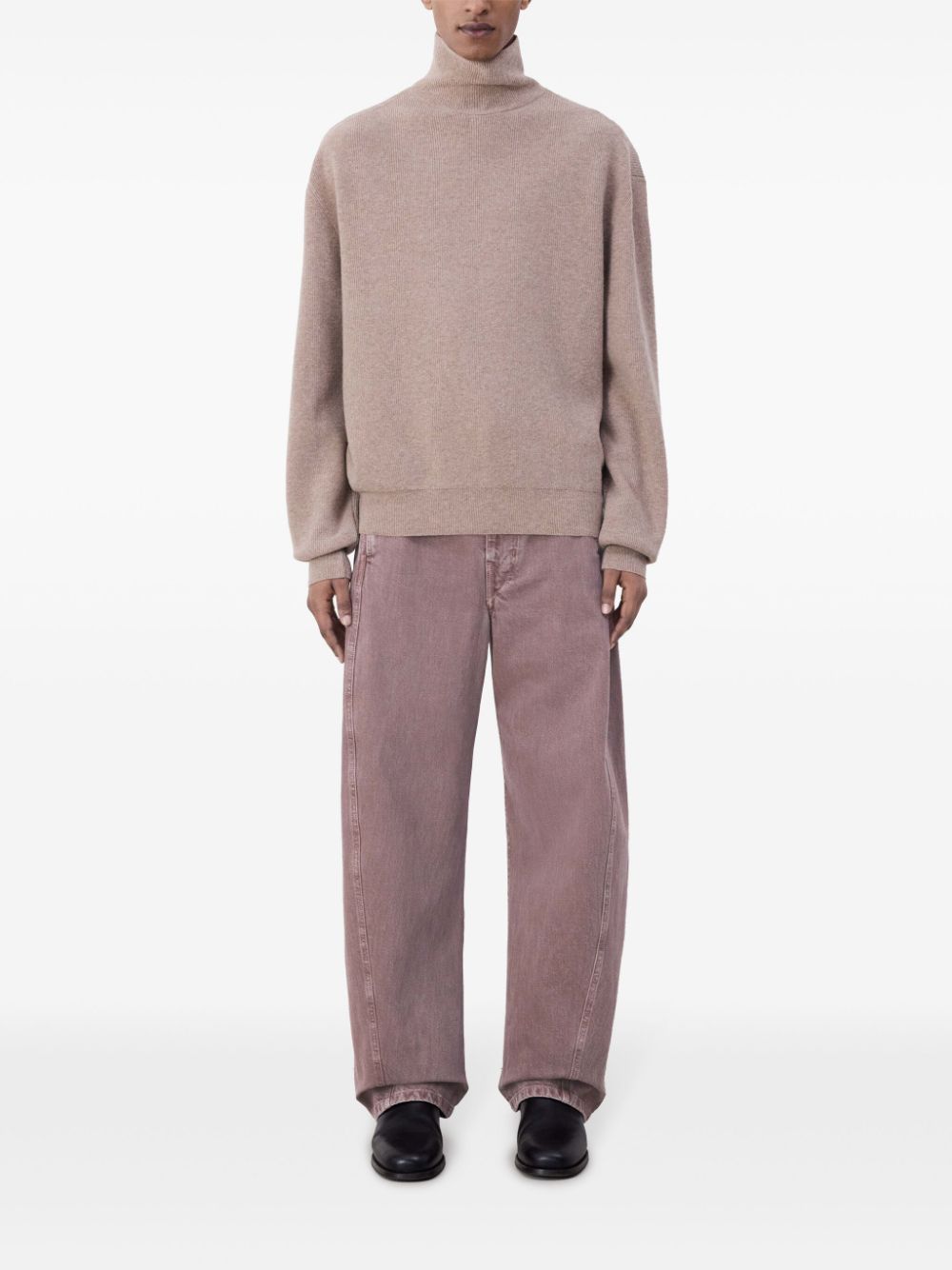 Men Knitted Sweaters Maison-Kitsune LEMAIRE high-neck Jumper Neutrals