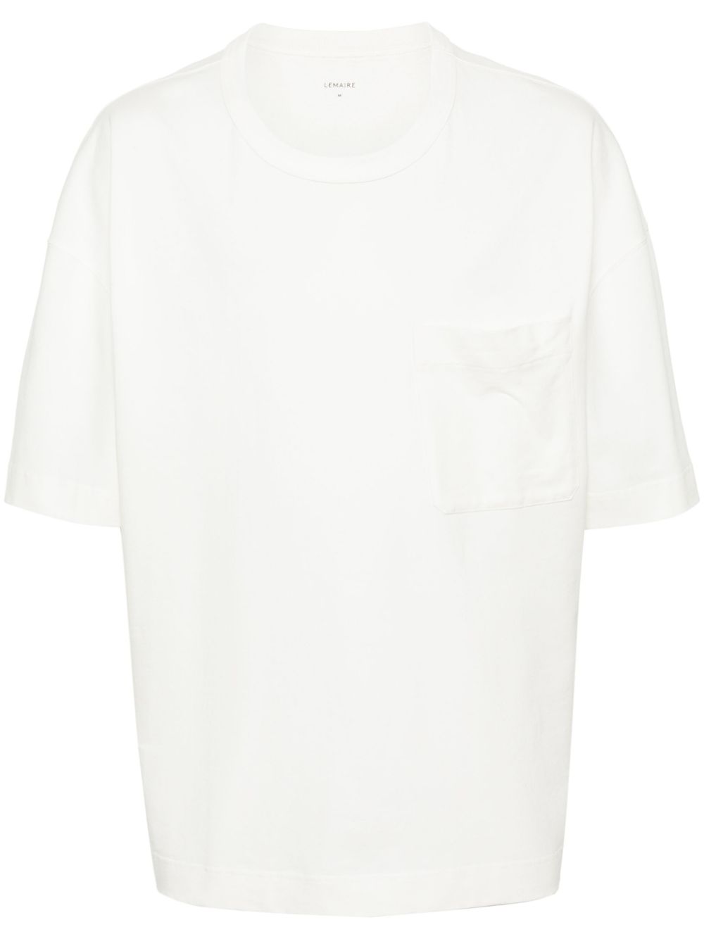Maison-Kitsune T-Shirts Men LEMAIRE chest-pocket Jersey T-shirt Neutrals