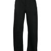 Men Regular-Fit & Straight Leg Pants Maison-Kitsune LEMAIRE Belted straight-leg Trousers Black
